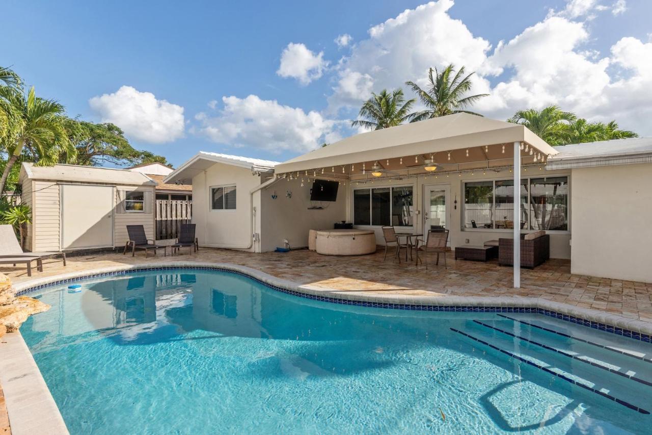 Chic Fort Lauderdale House With Private Pool Ngoại thất bức ảnh